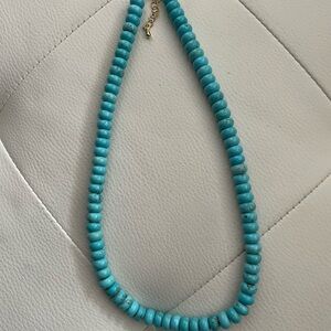 Bombshell Beads Turquoise Beaded Necklace